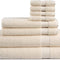 600 GSM 8 Piece Towels Set 100% Cotton Indulgence, Luxury 2 Bath Towel, 2 Hand Towel & 4 Washcloth, Premium Hotel & Spa Quality, Highly Absorbent, Classic American Construction, Ivory