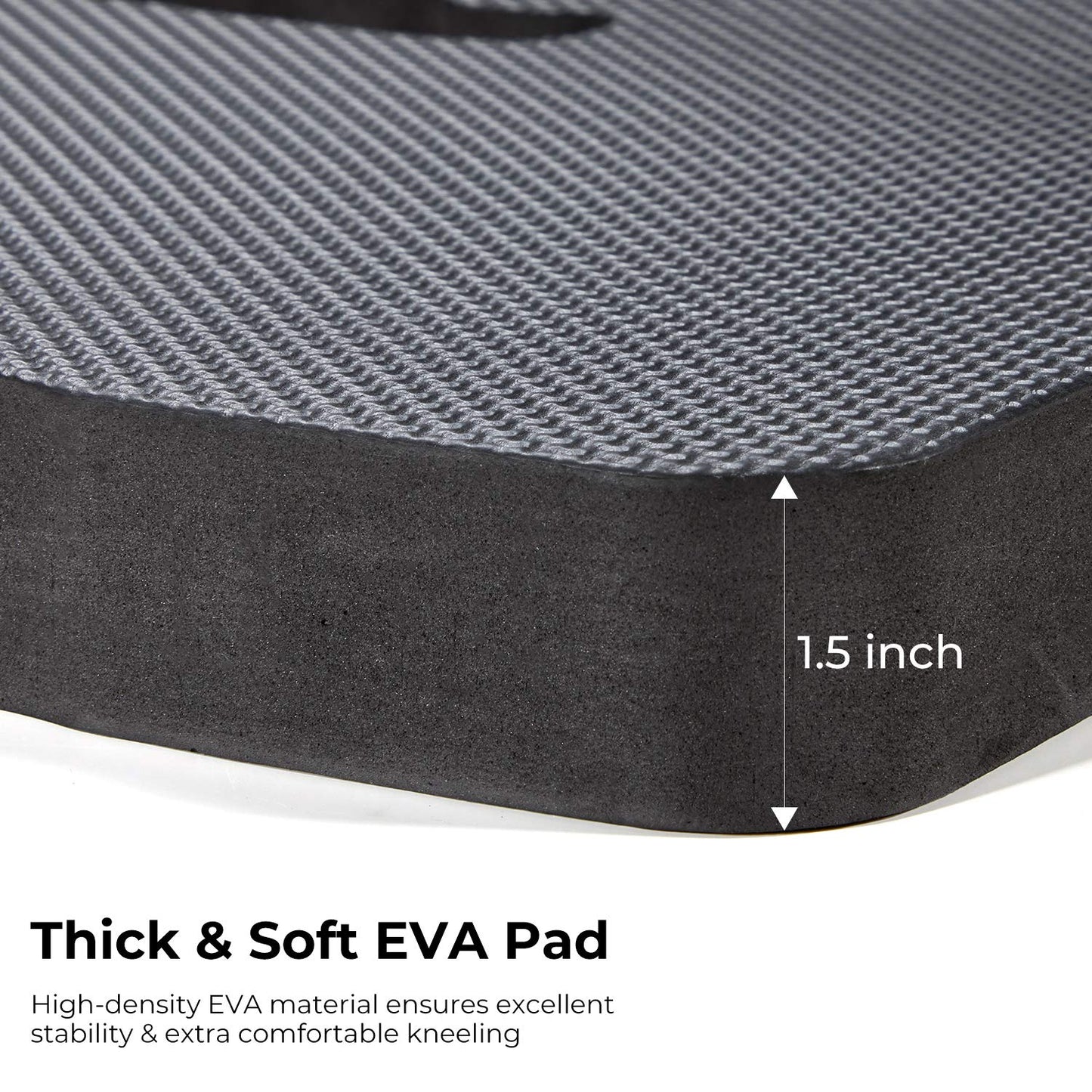 Extra Thick Kneeling Pad, 17X11X1.5 Inch Gardening Knee Pads Kneeling Foam Mat with Comfortable Surface, Water Resistant Large Knee Cushion Supplies for Garden Work Baby Bath Yoga Exercise