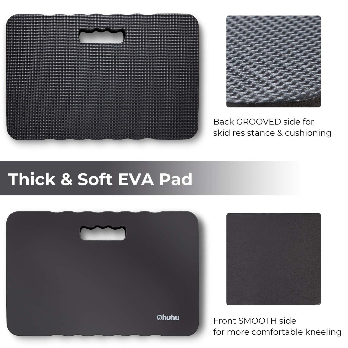 Extra Thick Kneeling Pad, 17X11X1.5 Inch Gardening Knee Pads Kneeling Foam Mat with Comfortable Surface, Water Resistant Large Knee Cushion Supplies for Garden Work Baby Bath Yoga Exercise